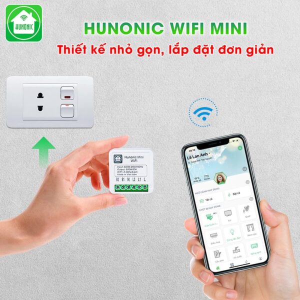 cong tac thong minh hunonic wifi mini